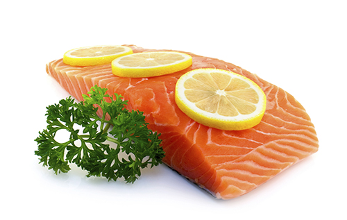Tomato baked salmon
