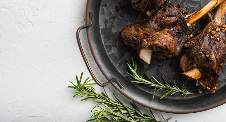 Slow Cooked Lamb Shanks