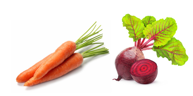 Beet and carrot soup