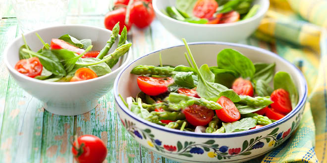 Asparagus And Spinach Salad