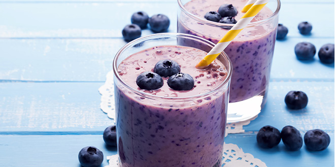 Blueberry Protein Smoothie