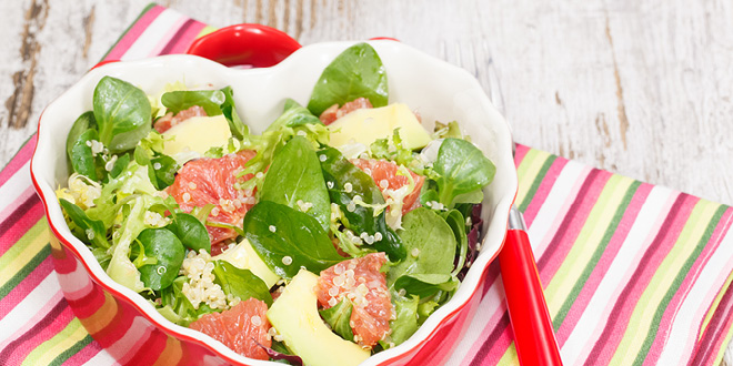 Simple chicken and quinoa salad