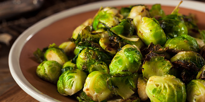 Roasted Brussels sprouts