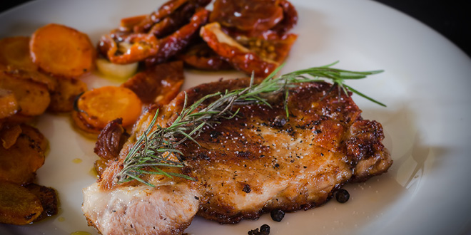 Spanish pork chops