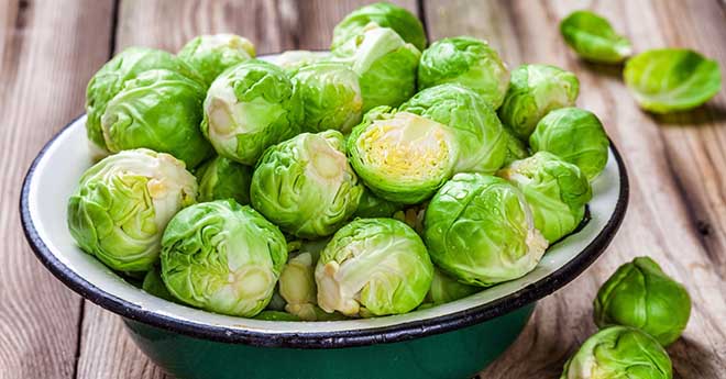 Roasted Brussels sprouts