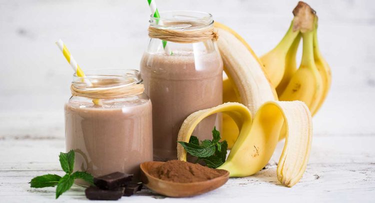 Cacao And Banana Thick Shake