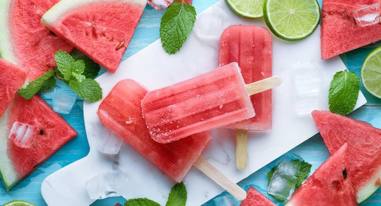 Watermelon Popsicles