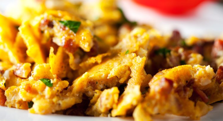 Scrambled Eggs With Sweet Potato