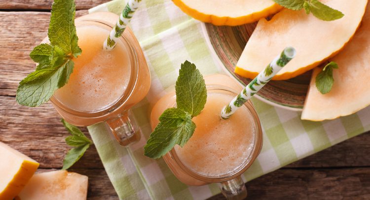 Creamy Cantaloupe Smoothie