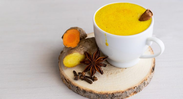 Warm Turmeric Almond Milk