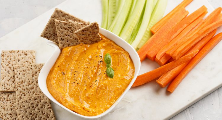 Roast Pumpkin And Cumin Hummus