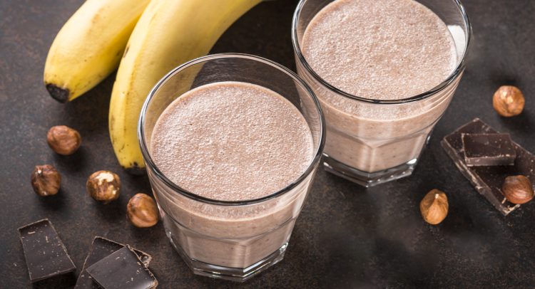 Chocolate And Hazelnut Protein Smoothie