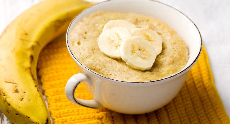 Low Carb Vegan Banana Mug Cake