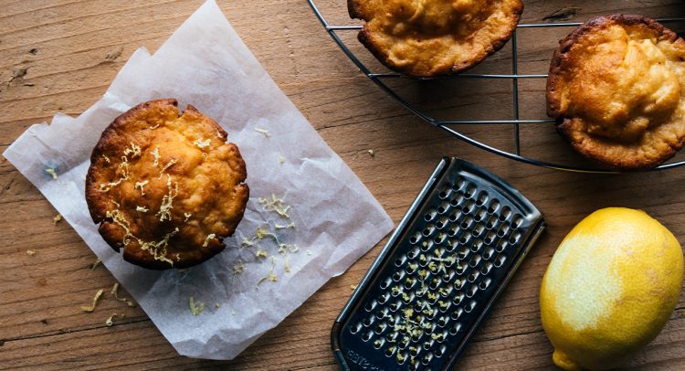 Low Carb Lemon Coconut Muffins