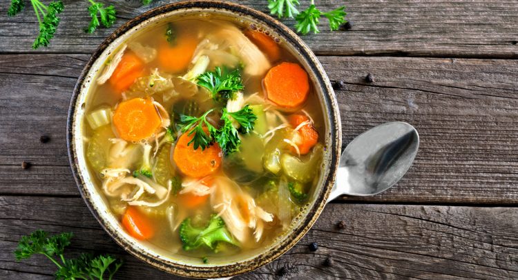 High Protein Chicken Soup