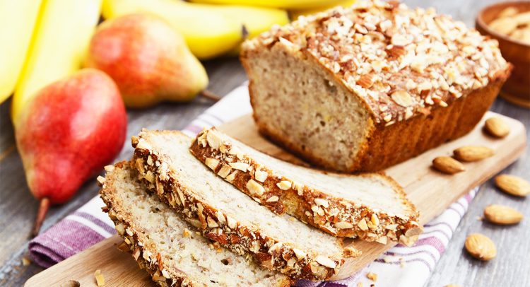 Dairy Free Pear And Banana Bread