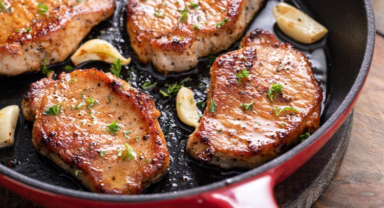 Low Carb Garlic Pork Chops