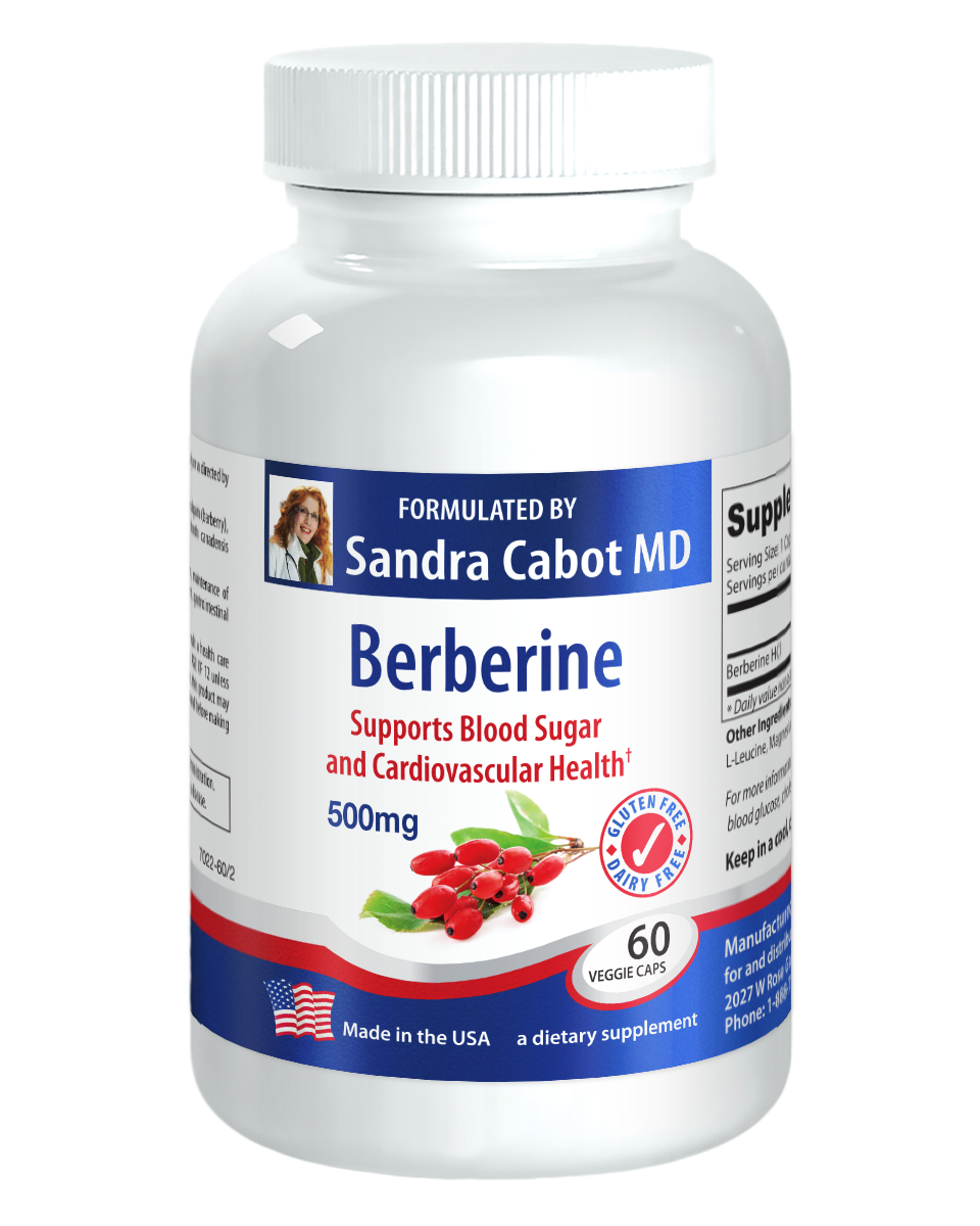 Berberine 500mg 60 veggie capsules