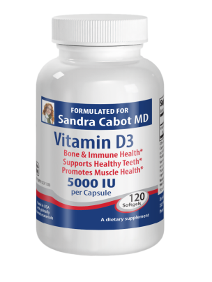 Vitamin D3 Super Strength - 5000 I.U. 120 Softgels